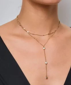 Collier Y double en acier inoxydable