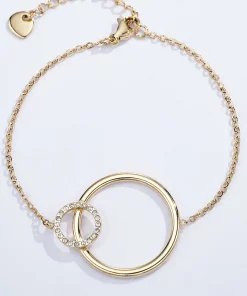 Bracelet cercles en acier inoxydable