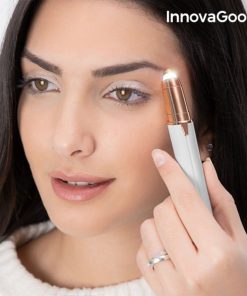 Tondeuse de Précision avec LED pour Poils du Visage InnovaGoods