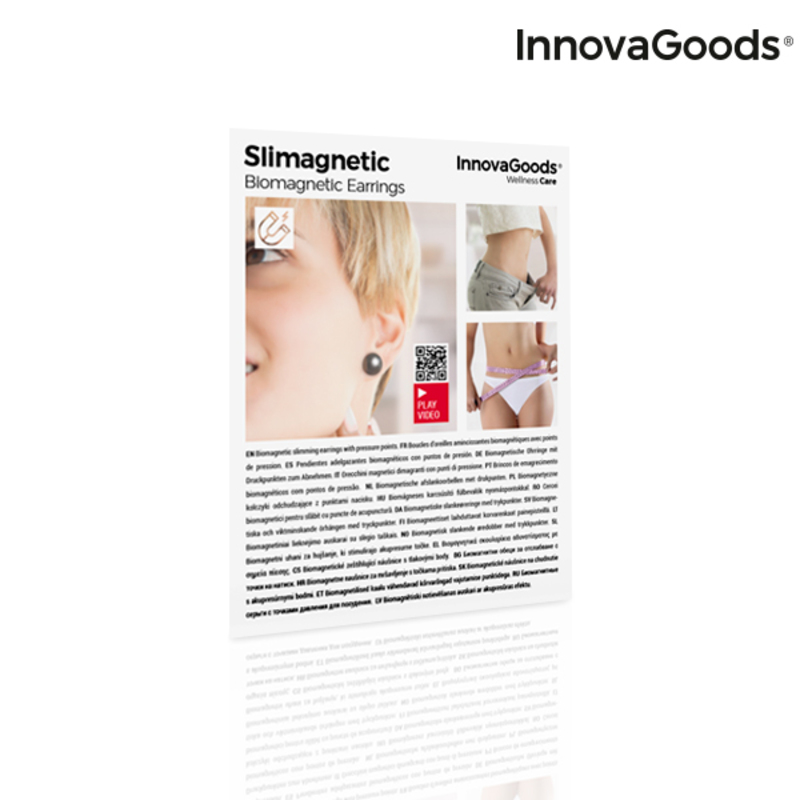 Boucles d'oreilles Amincissantes Biomagnétiques Slimagnetic InnovaGoods – Image 2