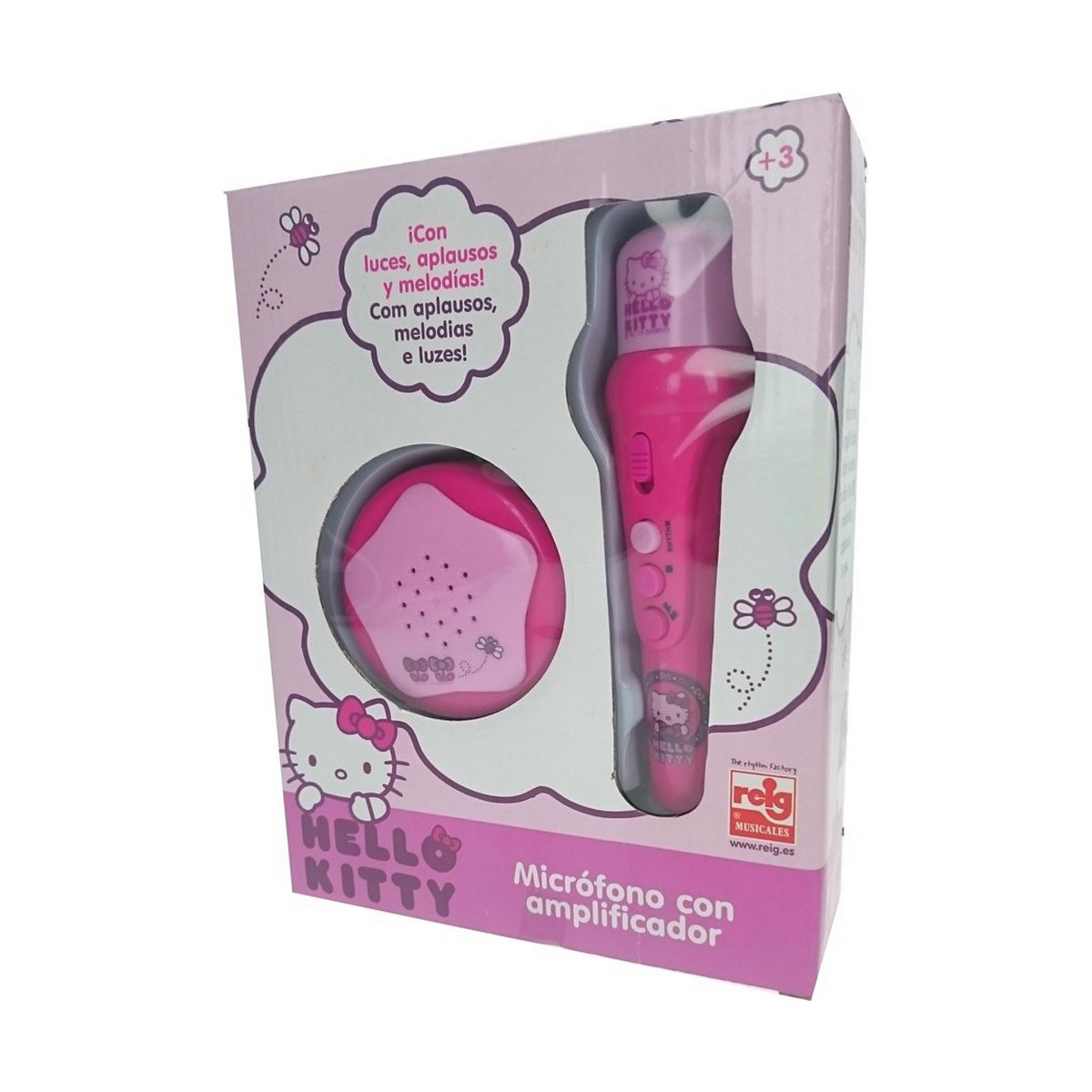 Microphone Karaoké Hello Kitty Rose Fuchsia – Image 2