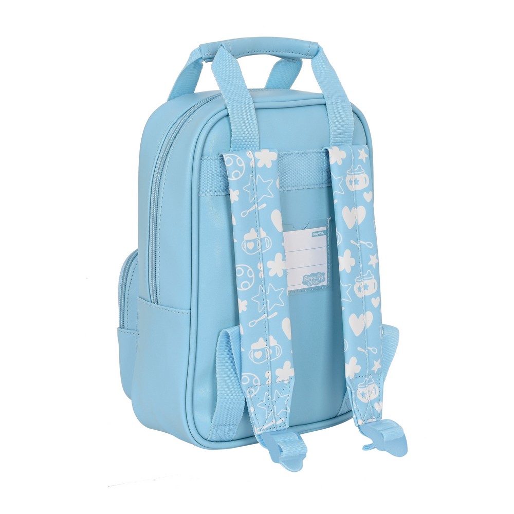 Sac à dos enfant Peppa Pig Baby Bleu clair (20 x 28 x 8 cm) – Image 3