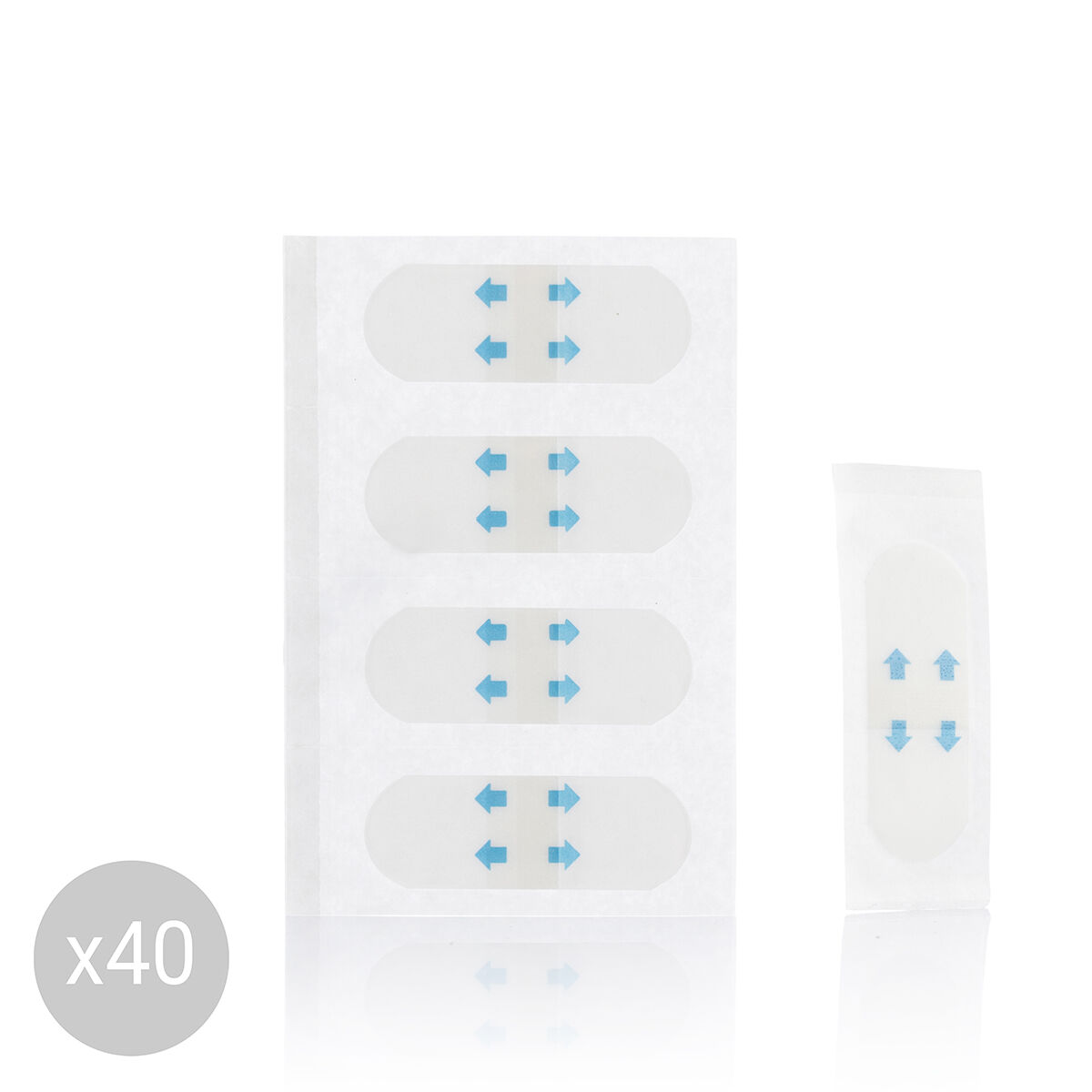 Patchs de Lifting Facial Adhésifs Invisibles Liftrik InnovaGoods 40 Unités – Image 4