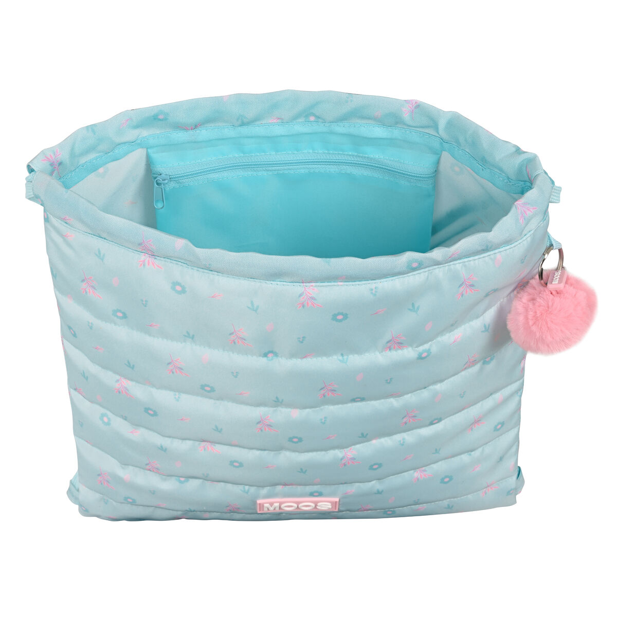 Sac à dos serré par des ficelles Moos Garden Turquoise – Image 4