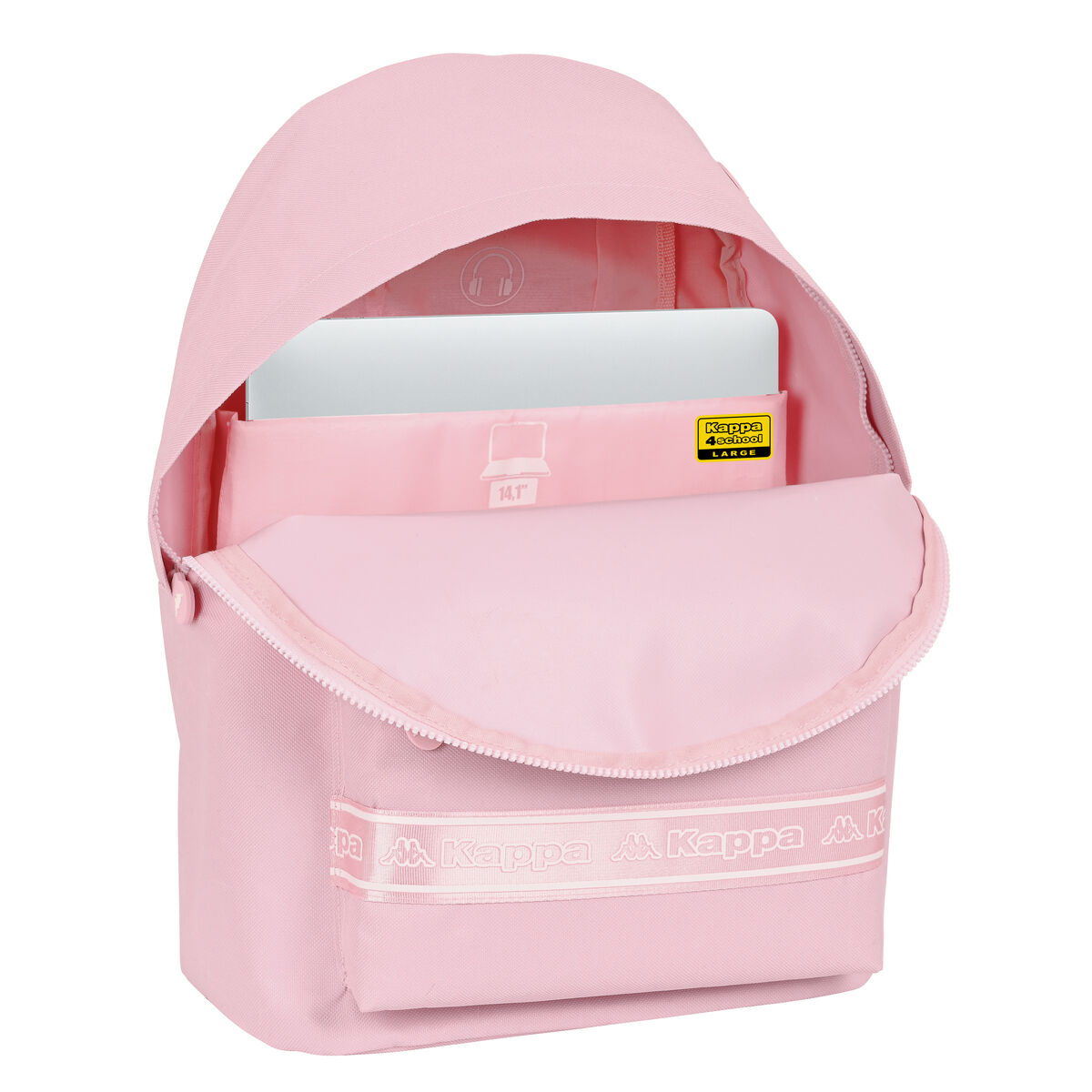 Cartable Kappa 31 x 41 x 16 cm Rose – Image 2