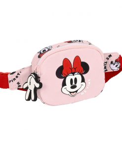 Sac banane Minnie Mouse Me time 14 x 11 x 4 cm Rose