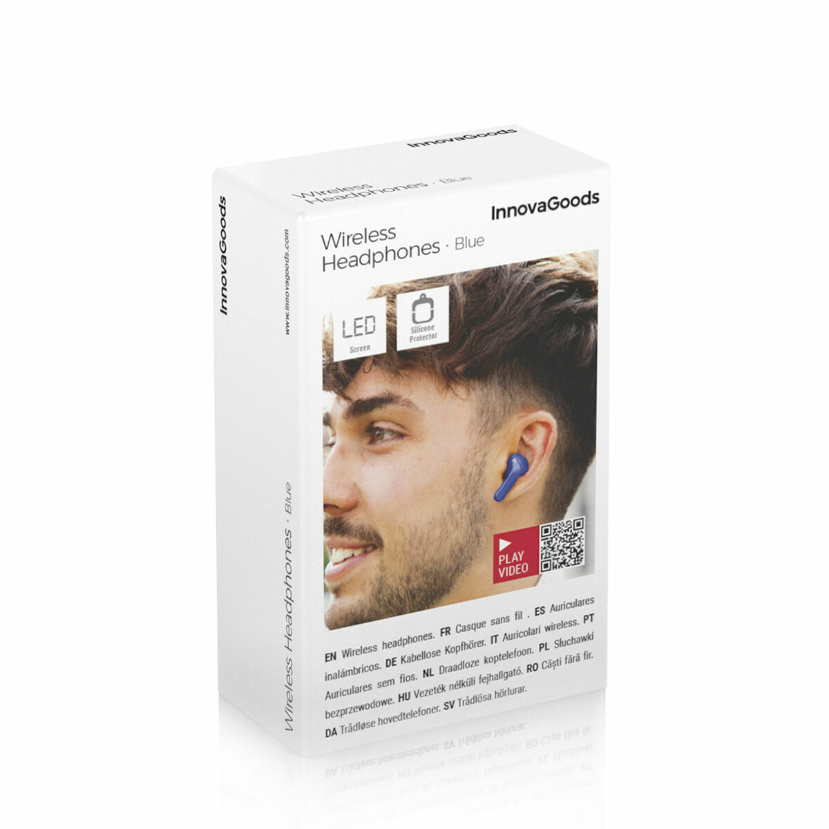 Écouteurs Sans Fil avec Étui de Charge Blue InnovaGoods – Image 2