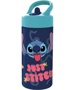 Bouteille Stitch Sweet Bleu Lila PVC 410 ml Enfant