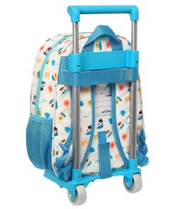 Alternative view of Cartable à roulettes Baby Shark Surfing Bleu Blanc 26 x 34 x 11 cm