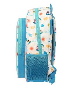 Alternative view of Cartable Baby Shark Surfing Bleu Blanc 27 x 33 x 10 cm