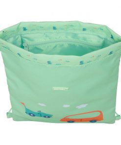 Alternative view of Sac à dos serré par des ficelles Safta Coches Vert 26 x 34 x 1 cm