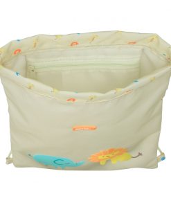 Alternative view of Sac à dos serré par des ficelles Safta Selva Blanc 26 x 34 x 1 cm