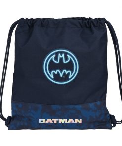 Sac à dos serré par des ficelles Batman Legendary Blue marine 35 x 40 x 1 cm