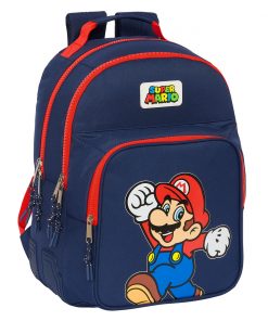 Cartable Super Mario World Blue marine 32 x 42 x 15 cm