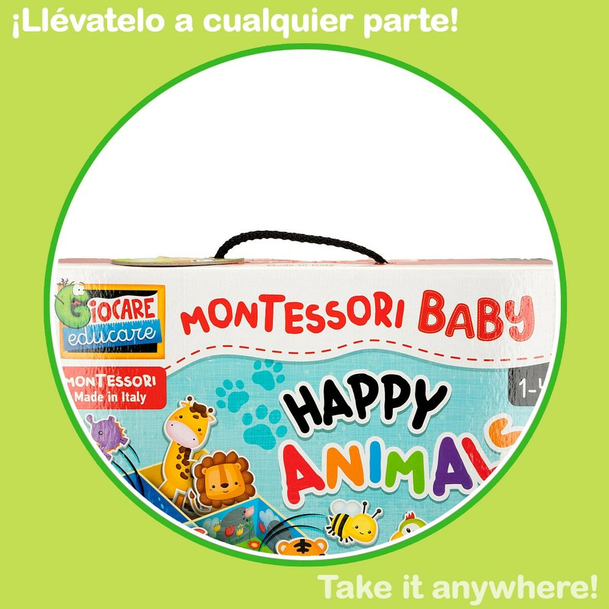 Jouet Educatif Lisciani 26 x 6 x 26 cm animaux Méthode Montessori 67 Pièces 6 Unités – Image 5