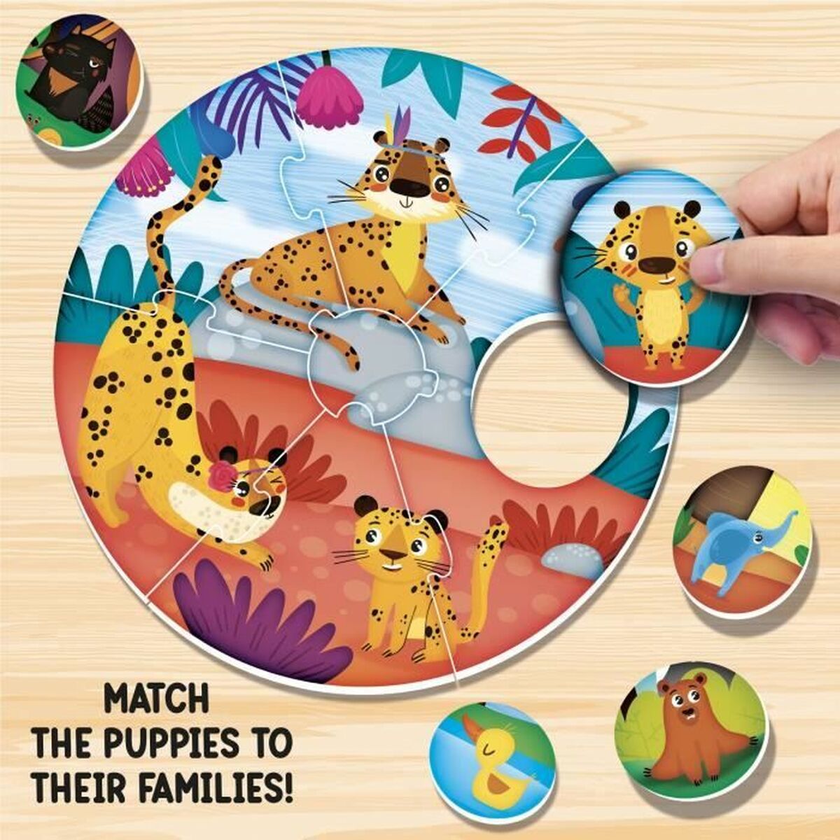 Jouet Educatif Lisciani Giochi Montessori Baby Round Puppies (FR) – Image 3