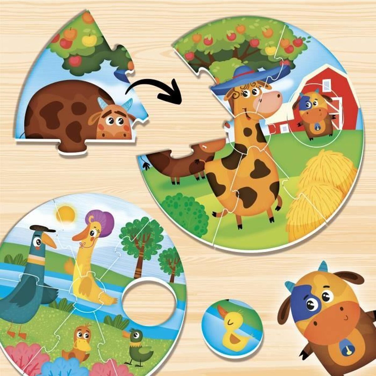 Jouet Educatif Lisciani Giochi Montessori Baby Round Puppies (FR) – Image 4