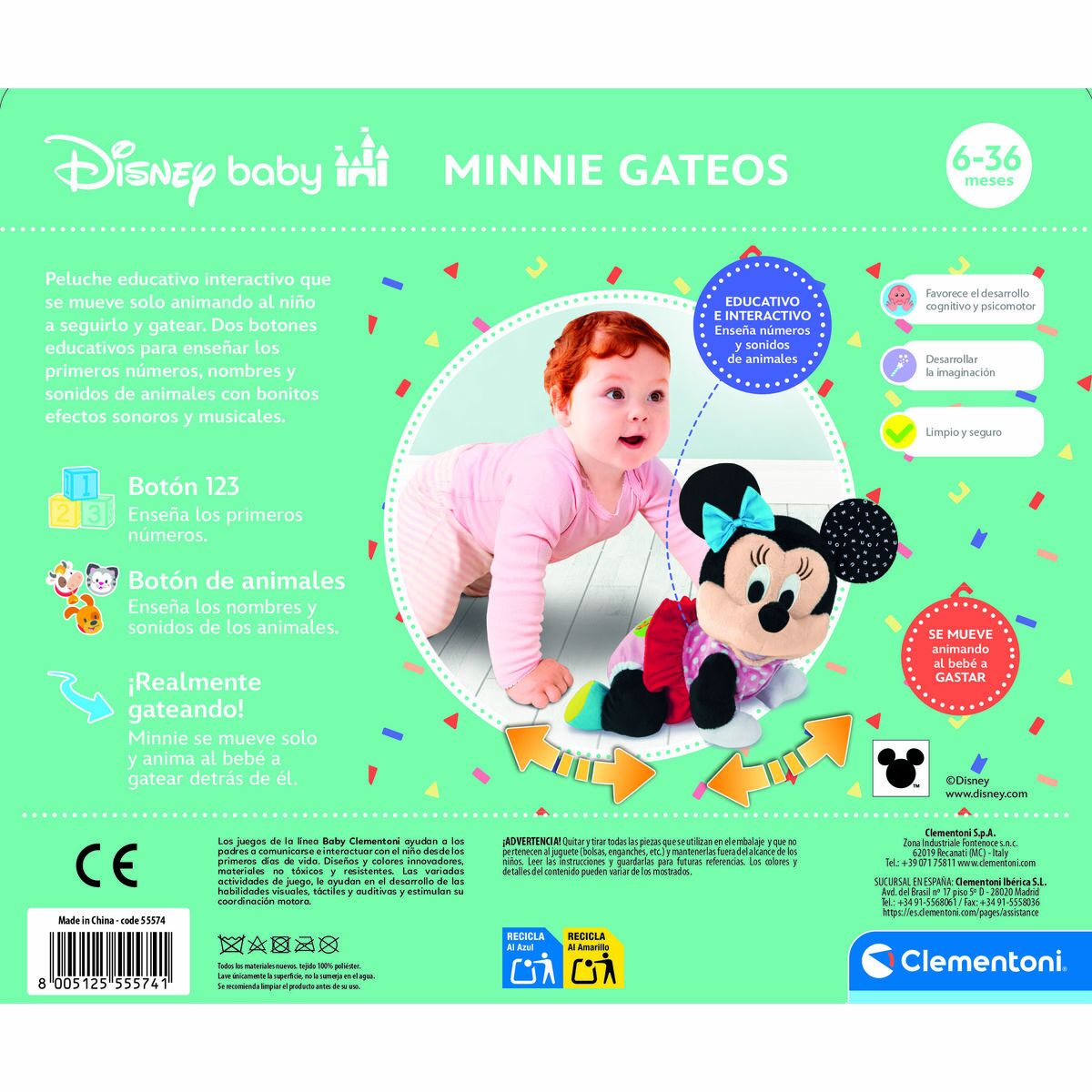 Jouet Peluche Minnie Mouse 26 x 23 x 16 cm – Image 2