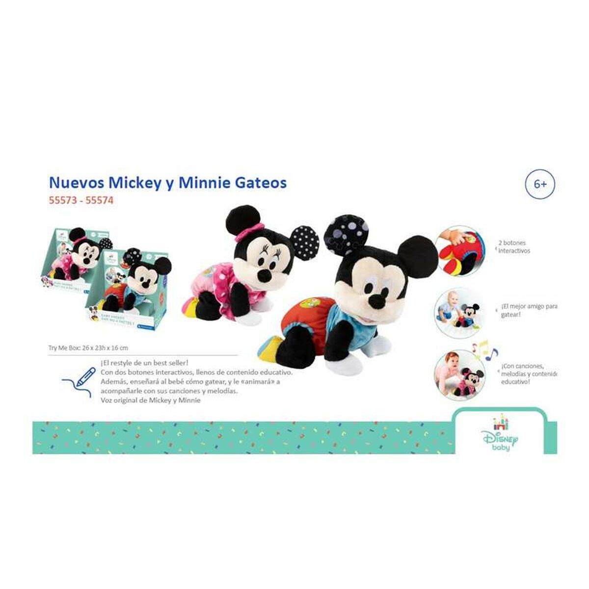 Jouet Peluche Minnie Mouse 26 x 23 x 16 cm – Image 3