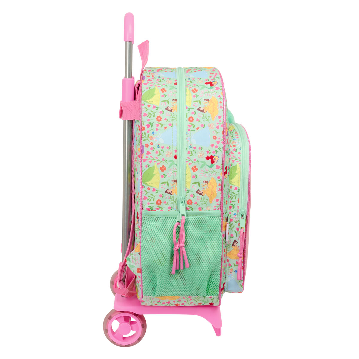 Cartable Disney Princess Bloom Vert Rose 33 x 42 x 14 cm – Image 2