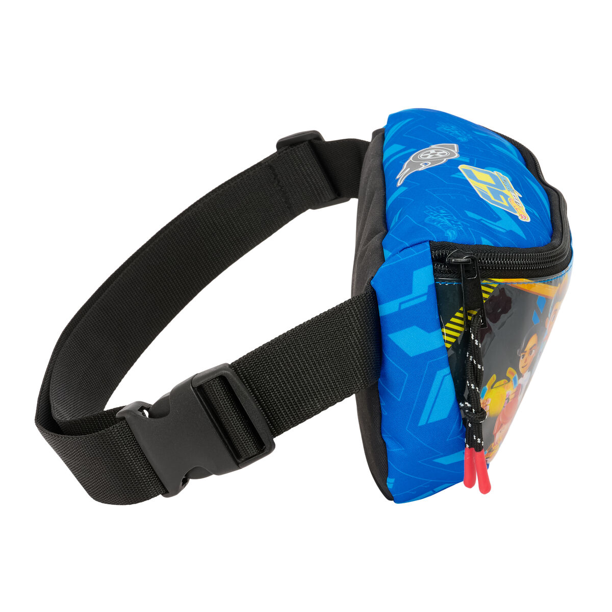 Sac banane Hot Wheels Let's race Bleu Noir 23 x 14 x 9 cm – Image 3