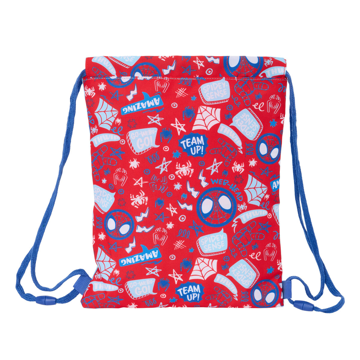 Sac à dos serré par des ficelles Spider-Man Rescue Bleu Rouge 26 x 34 x 1 cm – Image 4