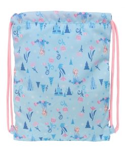 Sac à dos serré par des ficelles Frozen Ice magic Bleu 26 x 34 x 1 cm