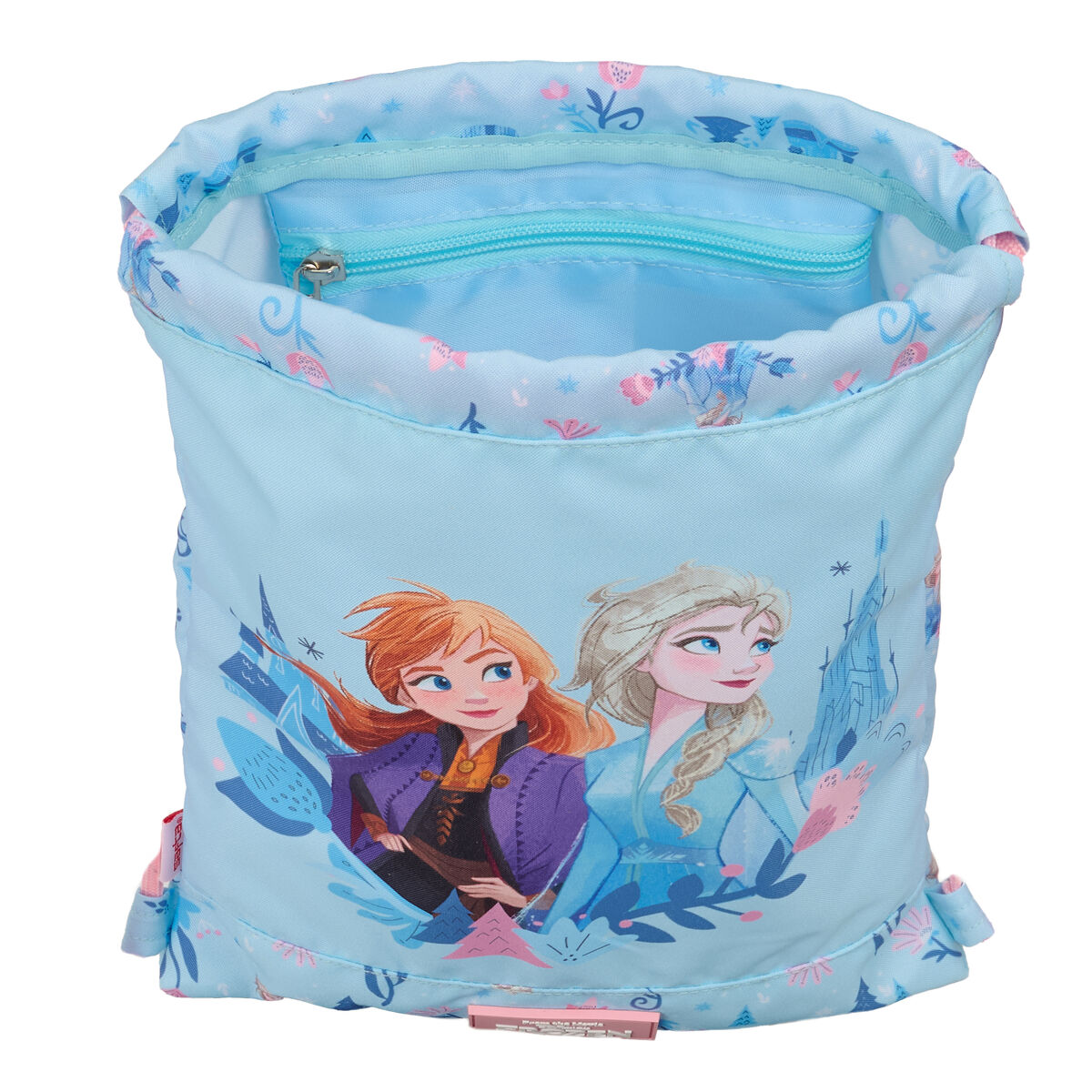 Sac à dos serré par des ficelles Frozen Ice magic Bleu 26 x 34 x 1 cm – Image 3