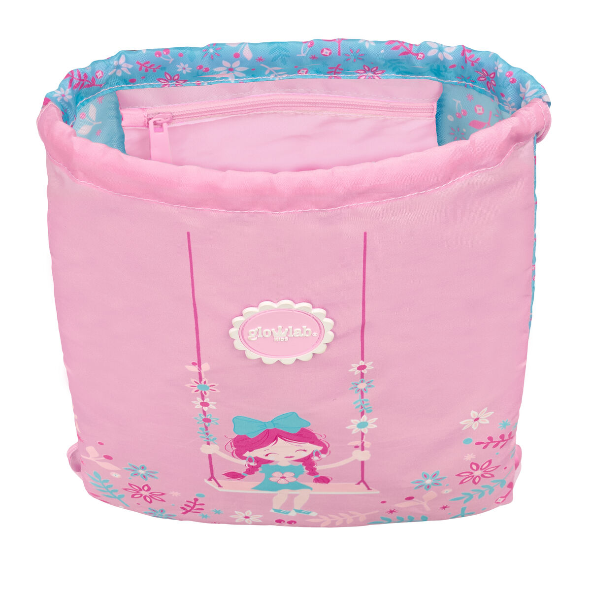 Sac à dos serré par des ficelles Glow Lab Swing Multicouleur 26 x 34 x 1 cm – Image 3