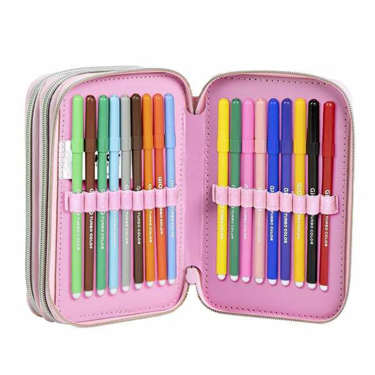 Pochette crayons Minnie Mouse Rose 12,5 x 6,5 x 19,5 cm – Image 5