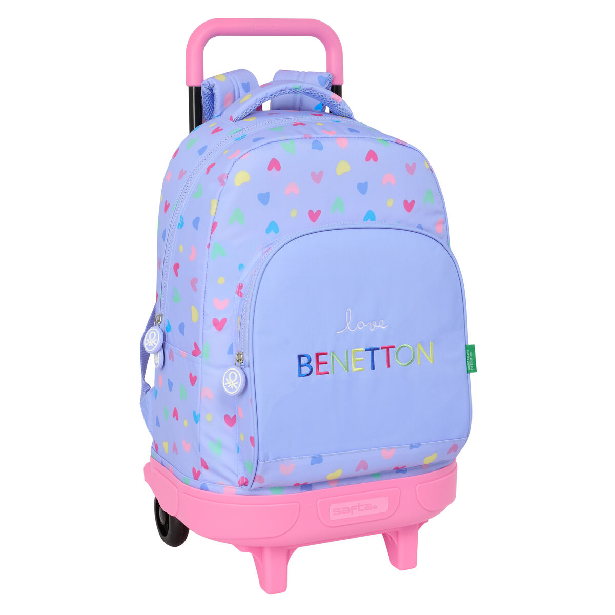 Cartable Benetton Lila Lila 33 x 45 x 22 cm