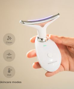 Alternative view of Appareil de Massage Facial Électrique Raffermissant pour Visage et Cou avec LED, EMS et Chaleur Selora InnovaGoods