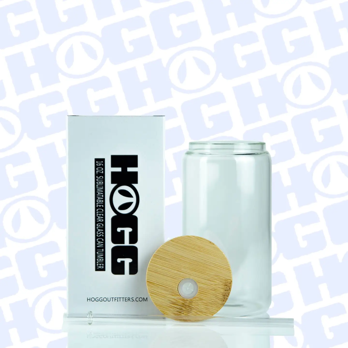 GOBELET EN VERRE TRANSPARENT À SUBLIMATION 400ml – Image 2