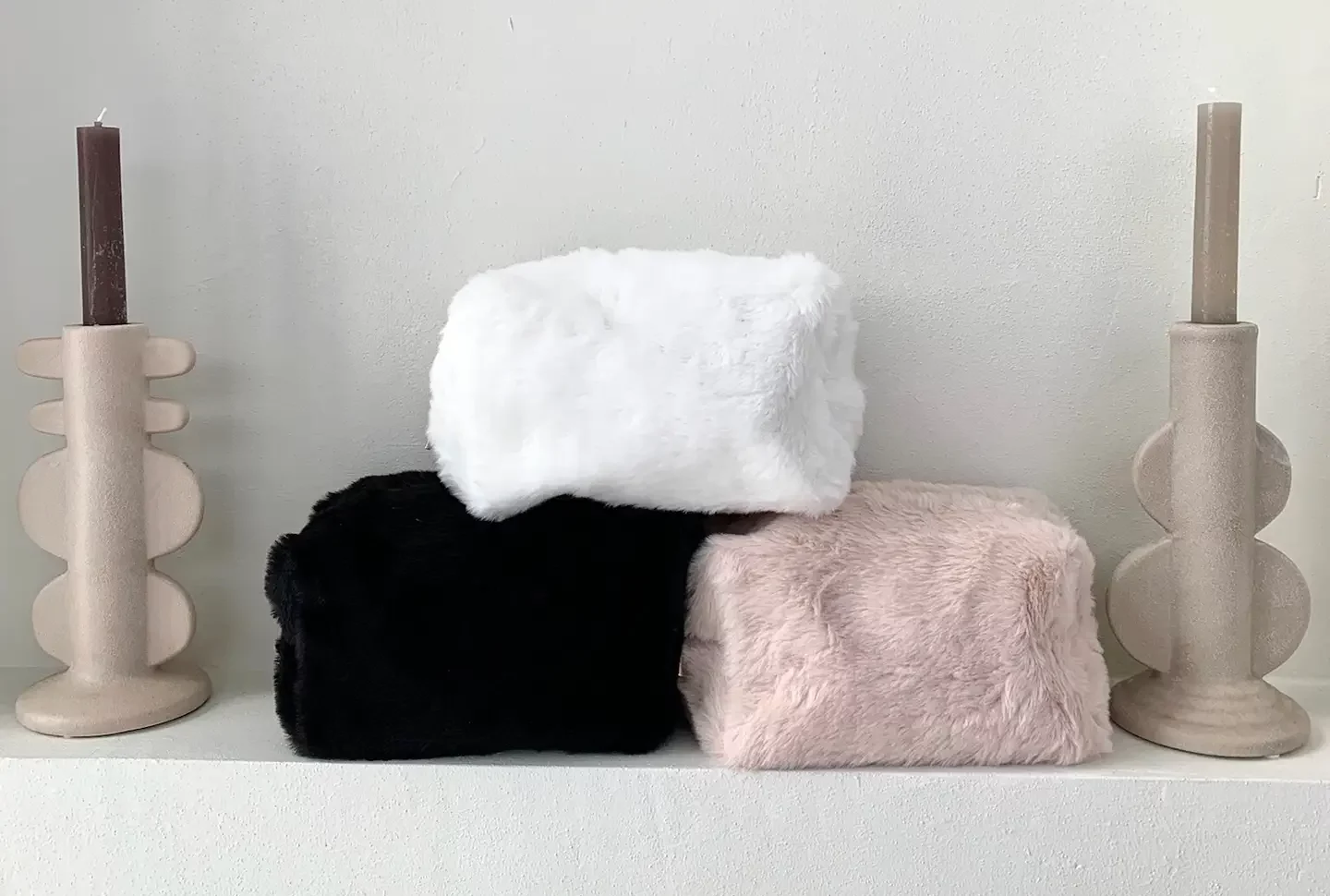 Trousse fausse fourrure