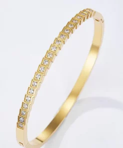 Bracelet jonc en acier inoxydable