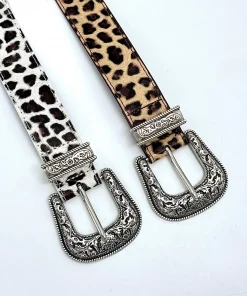 Alternative view of Ceinture similicuir effet léopard