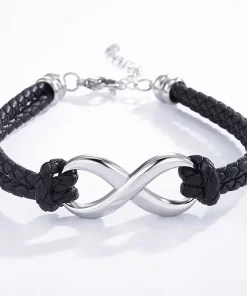 Bracelet en acier inoxydable infini
