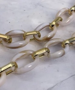 Alternative view of Chaîne longue de téléphone gris KY04