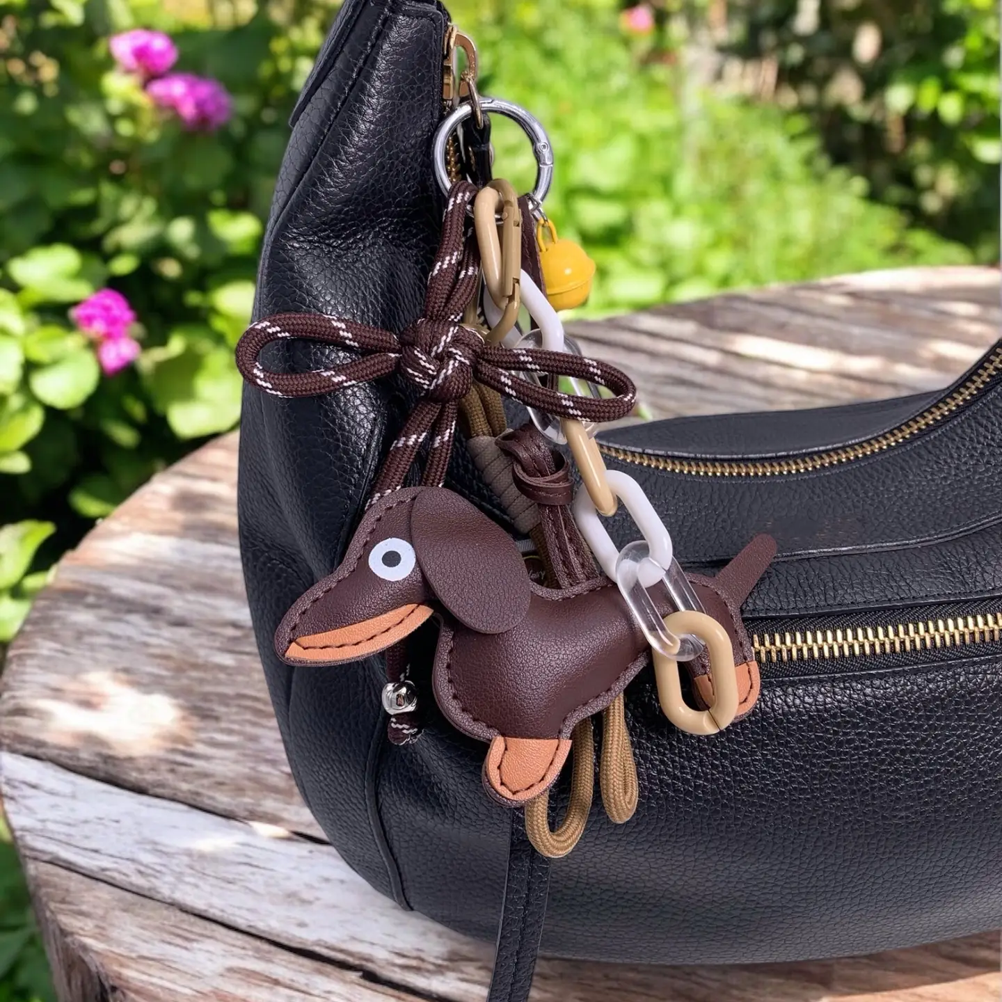Grigri de sac et porte-clé Chien et clochette – Image 2