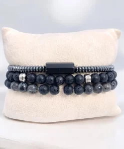 Bracelet en acier inoxydable trio