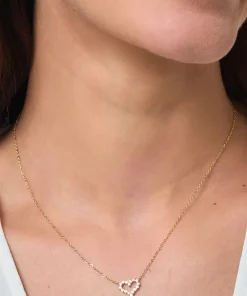 Alternative view of Collier coeur en acier inoxydable