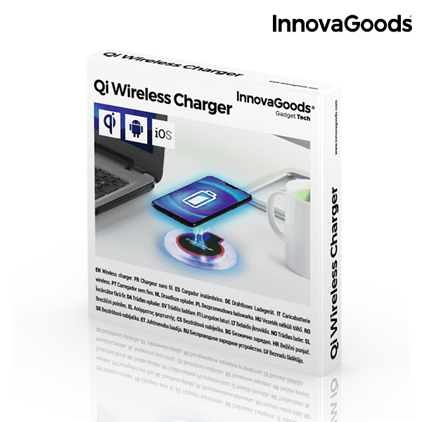 Chargeur Sans Fil pour Smartphones Qi InnovaGoods – Image 3