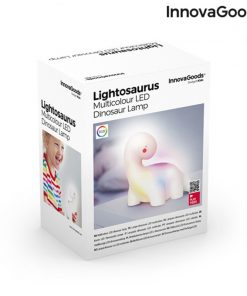 Alternative view of Lampe LED multicolore Dinosaure Lightosaurus InnovaGoods