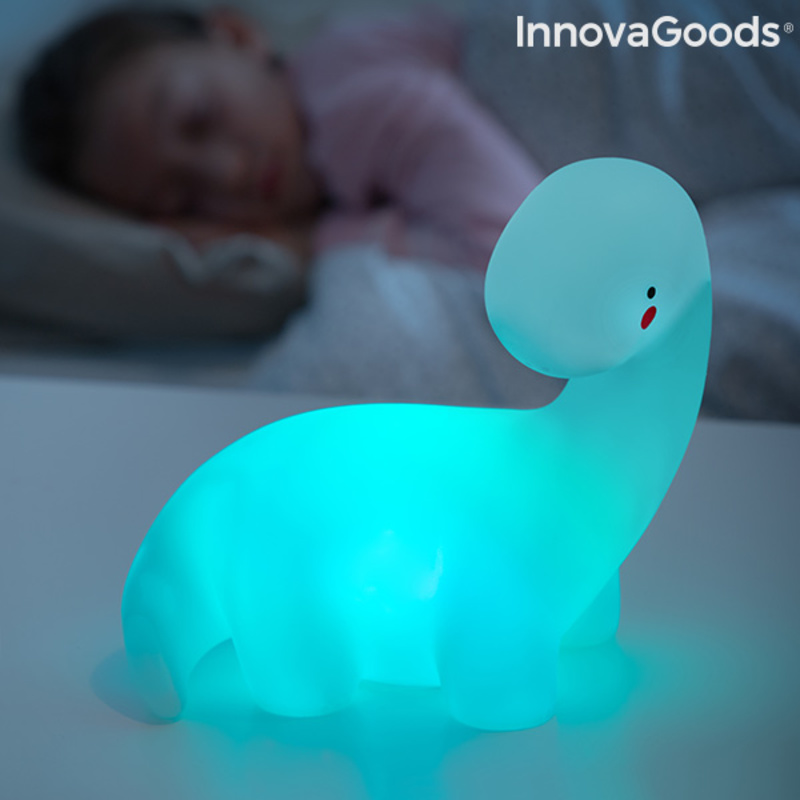 Lampe LED multicolore Dinosaure Lightosaurus InnovaGoods – Image 5
