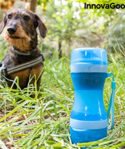 Bouteille avec Distributeur d'Eau et d'Aliments pour Animaux 2 en 1 Pettap InnovaGoods