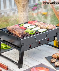 Barbecue Pliable Portatif à Charbon BearBQ InnovaGoods