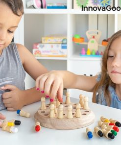 Jeux de mémoire en bois Taeda InnovaGoods 26 Pièces