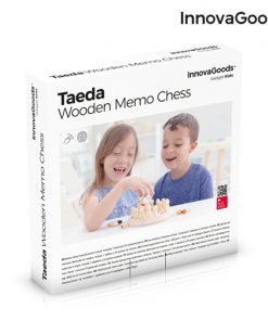 Alternative view of Jeux de mémoire en bois Taeda InnovaGoods 26 Pièces