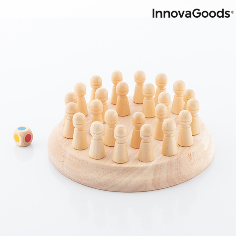 Jeux de mémoire en bois Taeda InnovaGoods 26 Pièces – Image 3