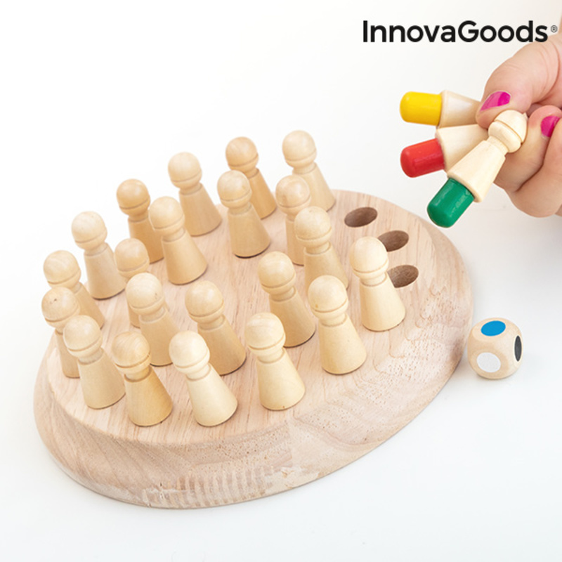Jeux de mémoire en bois Taeda InnovaGoods 26 Pièces – Image 5